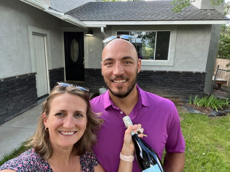 We made 'em an offer they couldn't refuse (Marlon Brando accent required) and moved into our dream home.