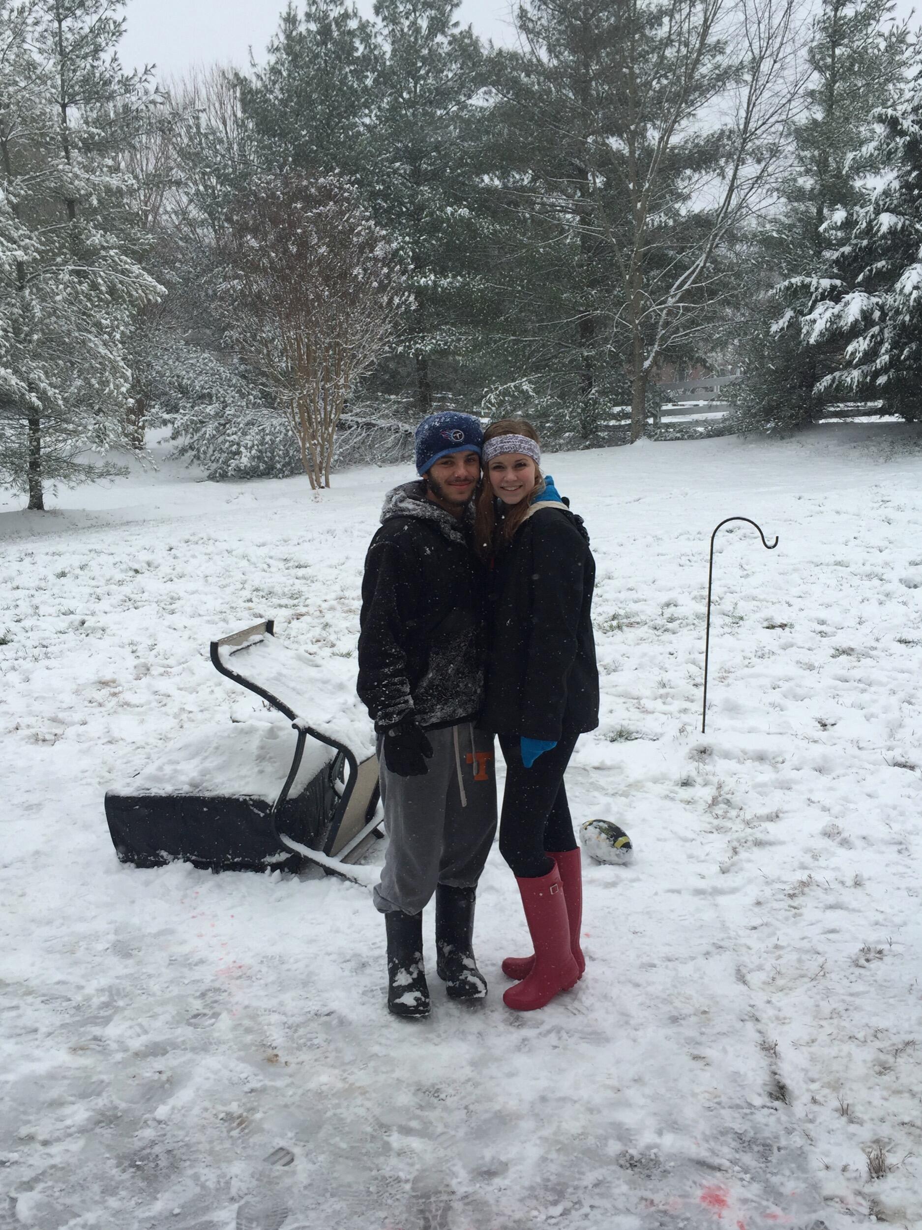 Snow week, junior year of high school - 1 Month