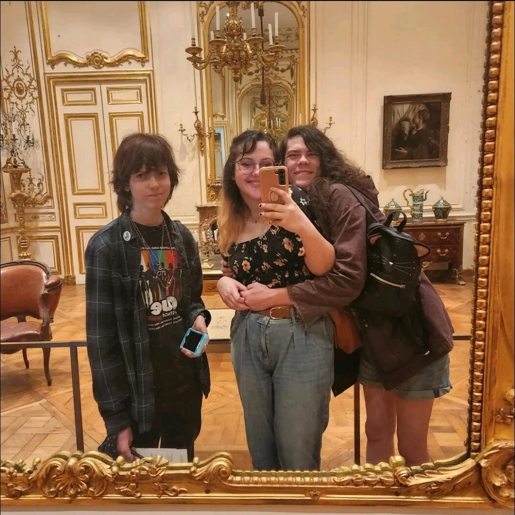 Helping Felix with his Getty project! (Sorry for making you third wheel all day).