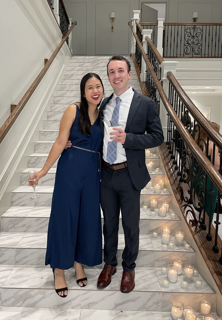 They spend even more time in between law school and medical school... at weddings.