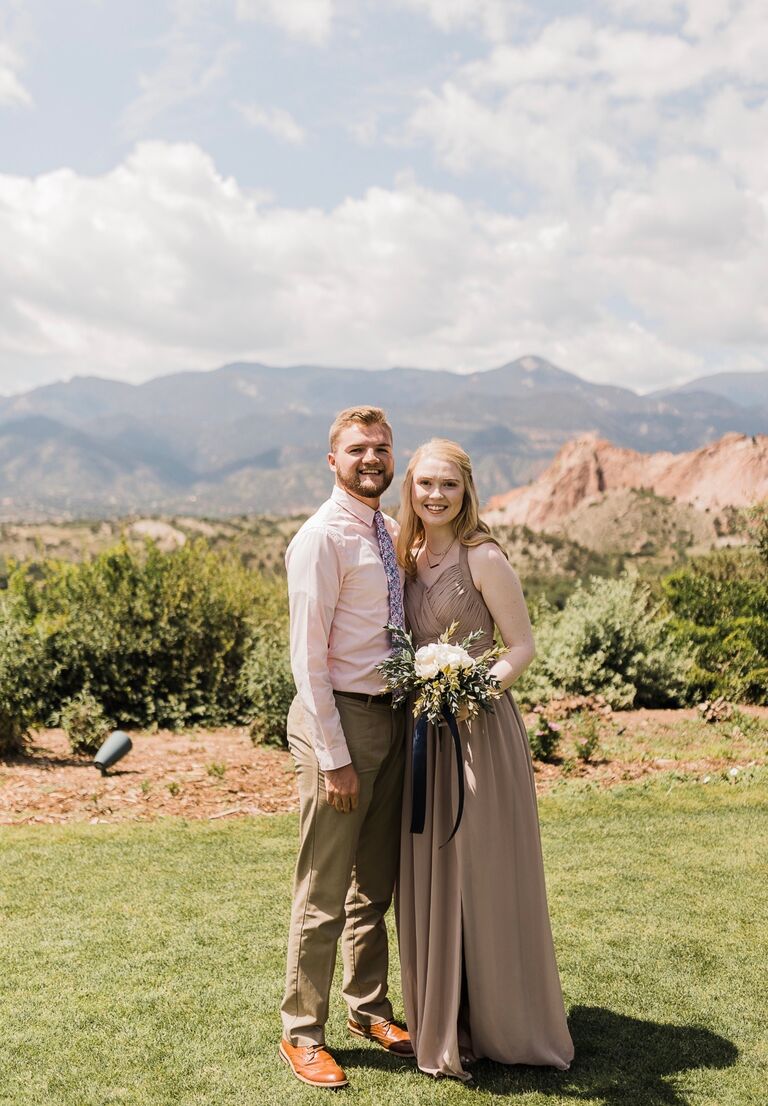 Drove to Colorado together to attend Kacie and Michael's wedding (still as just friends btw because Jonny was taking his sweet time to make us official)... which was pretty awkward considering people kept asking how long we had been together and they got silence as an answer...  