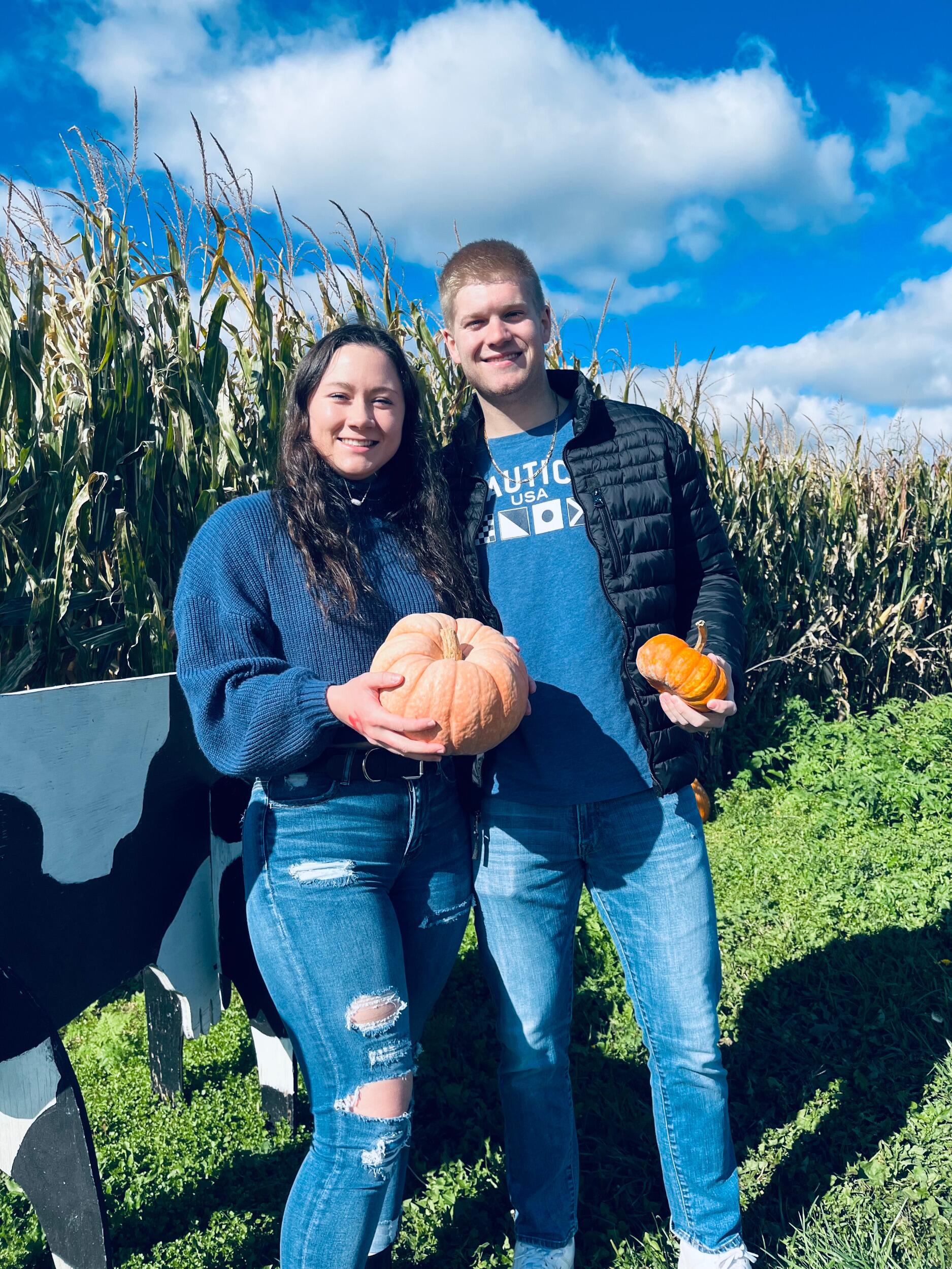 Started the first annual pumpkin patch trip at Sinkland Farms, Blacksburg, VA. 
