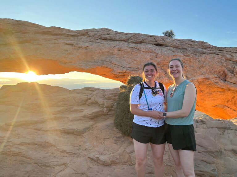 Sunrise at Arches National Park!
