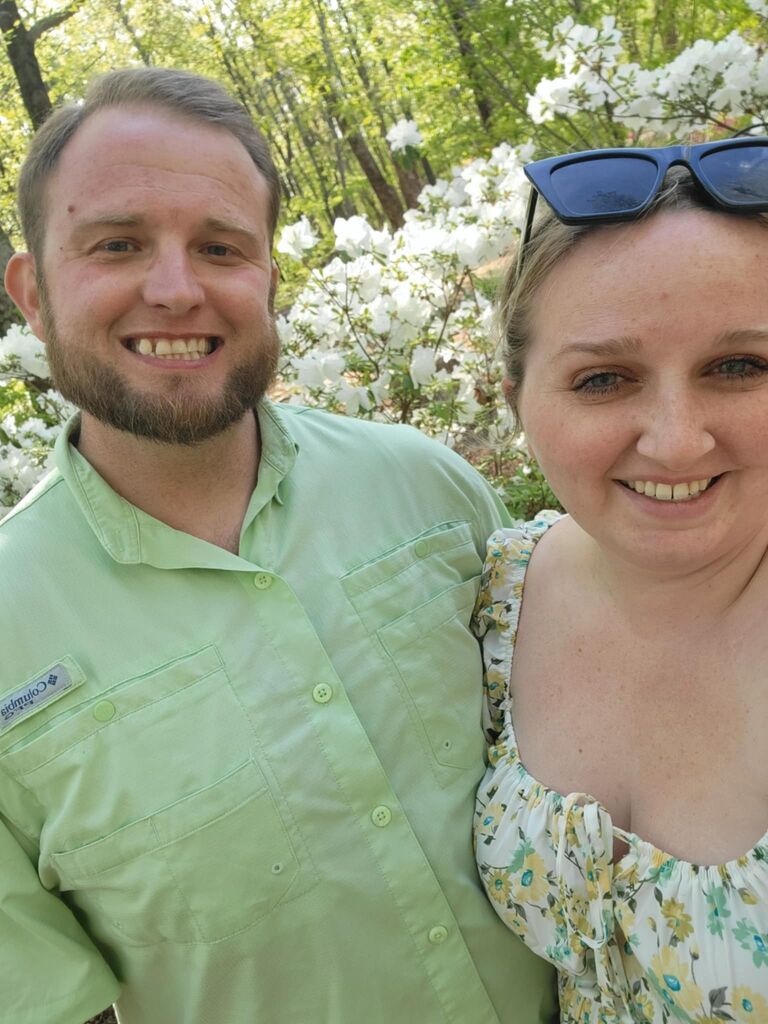 Morning of Proposal! Walking around the Azalea Gardens