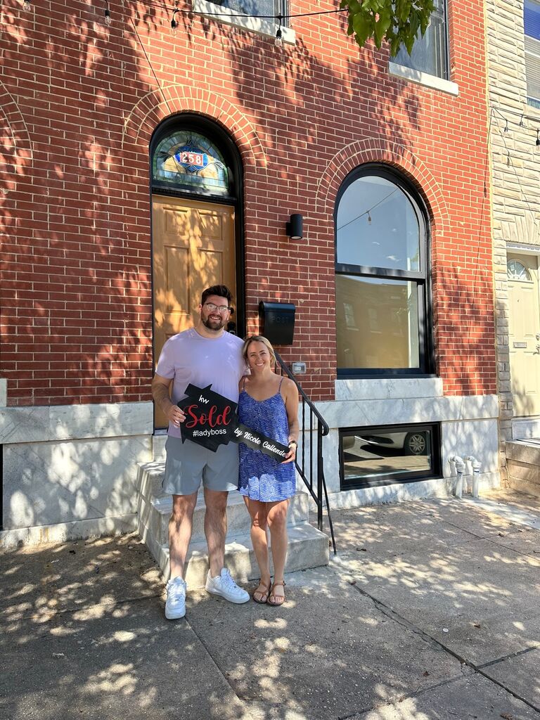We finally closed on our home! We were so excited to invest in ourselves and the neighborhood in Baltimore that we love so much!