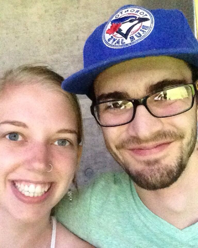Amanda lived in Toronto for a year during her post grad degree and at the time Shayne worked nights Sunday to Thursday. He would often visit her on weekends where they would explore Toronto (walking of course). They would pick a new street each time and walk towards downtown and often check out a Jays Game.