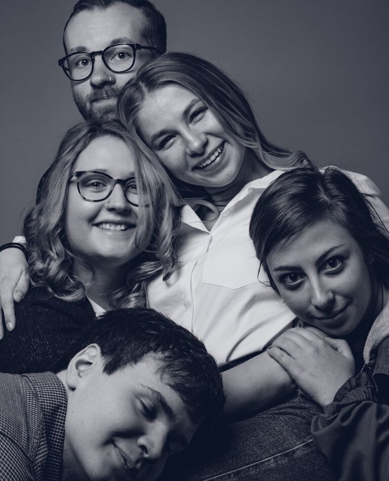 Jordan and Makaila met in 2014 when they started classes in Graphic Design at The University of Akron. Their paths didn't cross until January 2018 when they had all of their classes together senior year. 