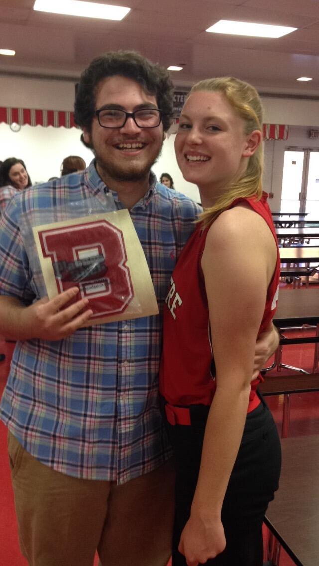 Newest drum major & first home run!