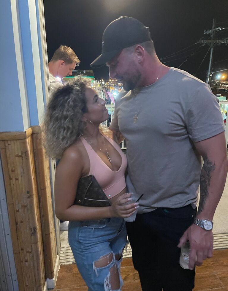 Drew & Elisabeth's first picture together.  Falling in love at The Jersey Shore!