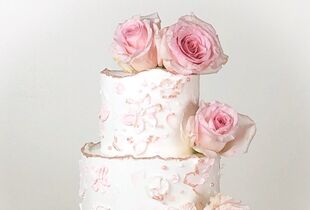 Two-Tier Round Wedding Cakes — Shop Provo Bakery