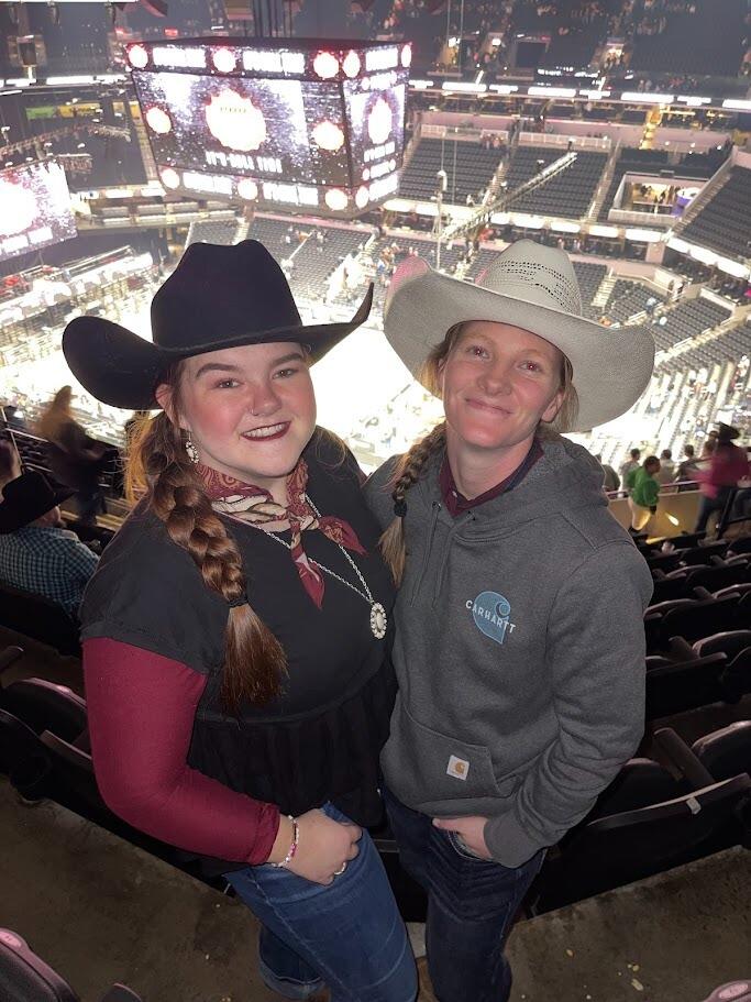 Our second time at the PBR (professional bull riding) for Tabby's 22nd birthday!