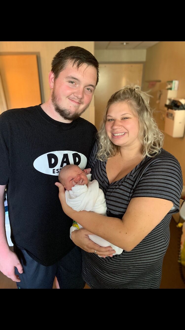 Mark and Emily welcomed their daughter Ella Louise Denning to the world. 