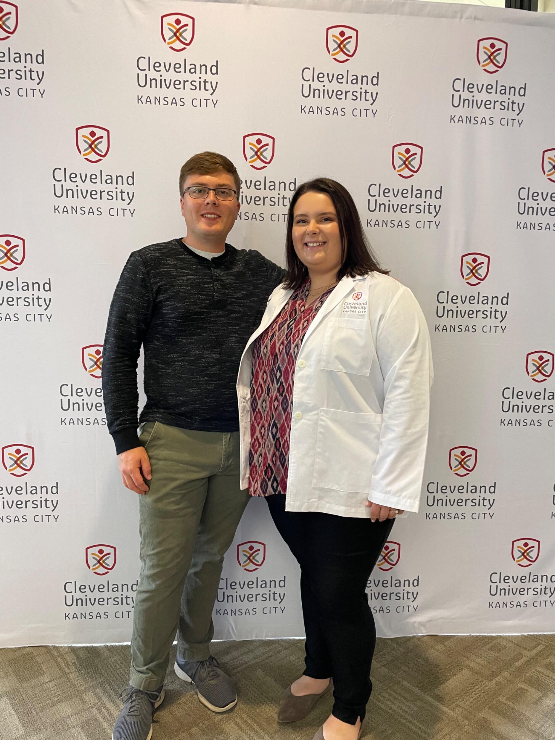 Sue’s white coat ceremony at CUKC.