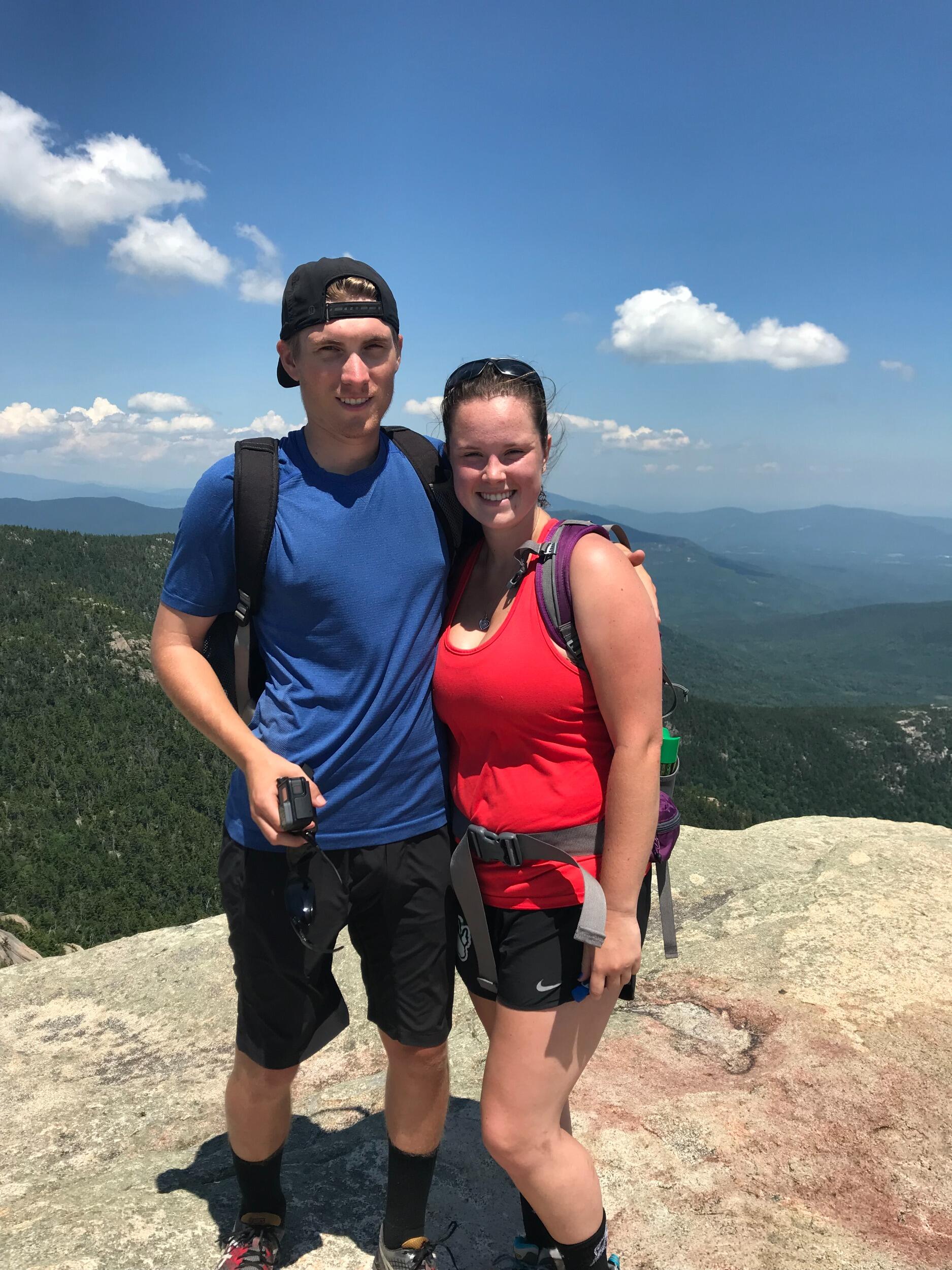 Our first hike together on Mount Chocorua