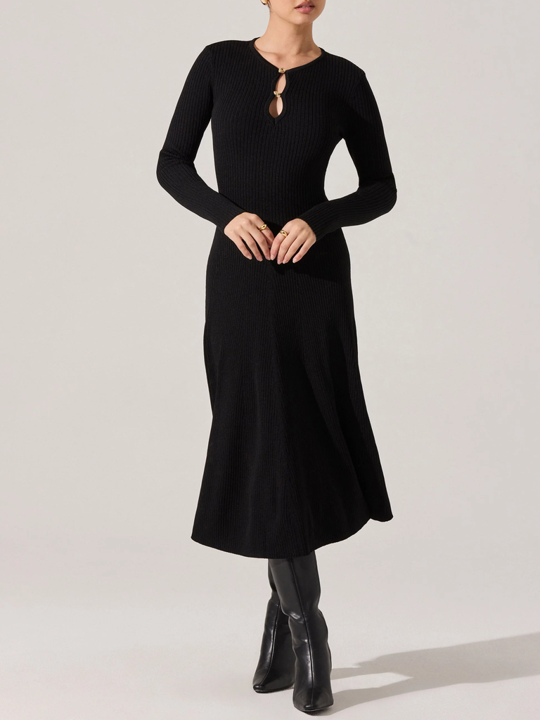 ASTR the Label sweater bridesmaid rehearsal dinner dress