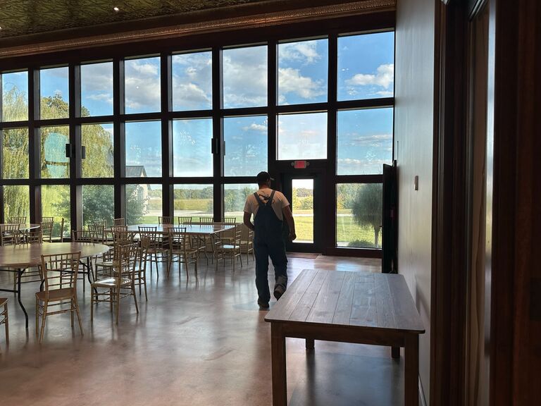 Toured and booked the wedding venue!