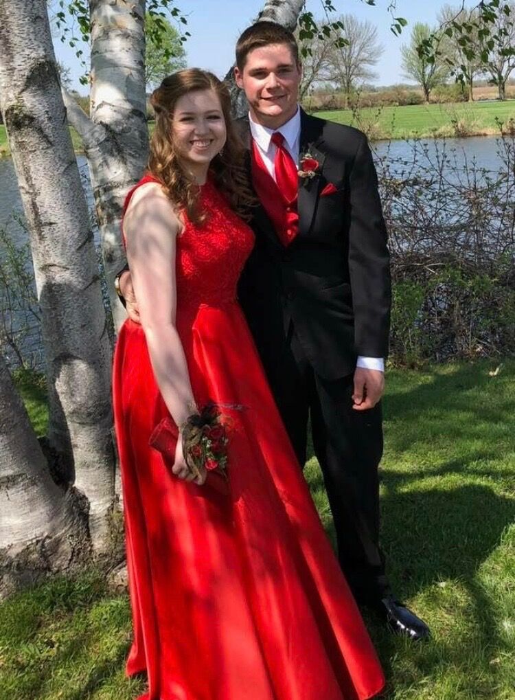 Our first prom together.