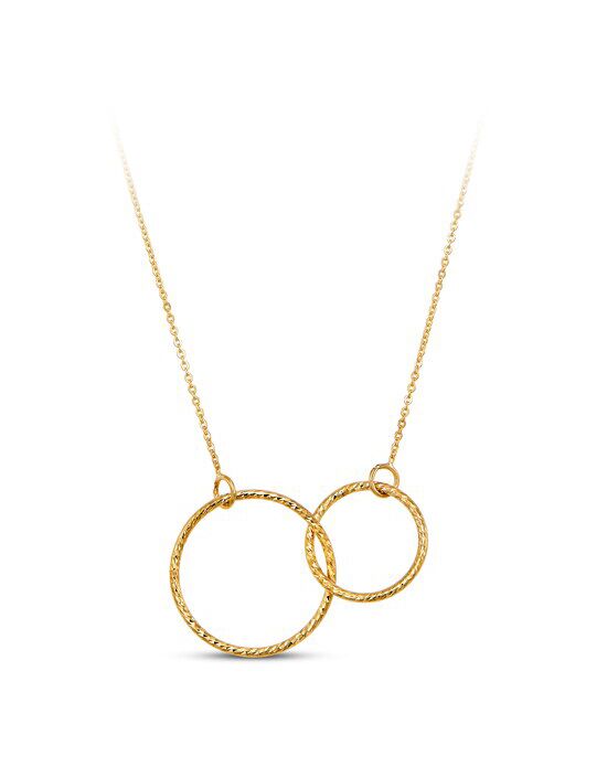 Kay Jewelers Interlocking Circle Necklace 10K Yellow Gold 18