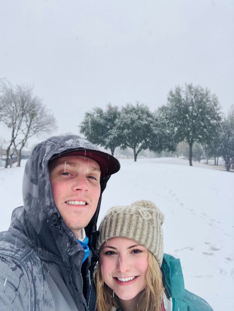 Our first year living together in Round Rock!