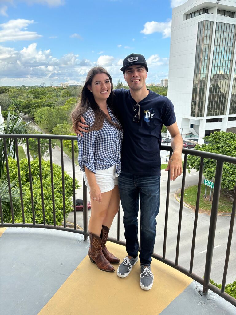 One year and two months later he's back to visit. Miami, FL
