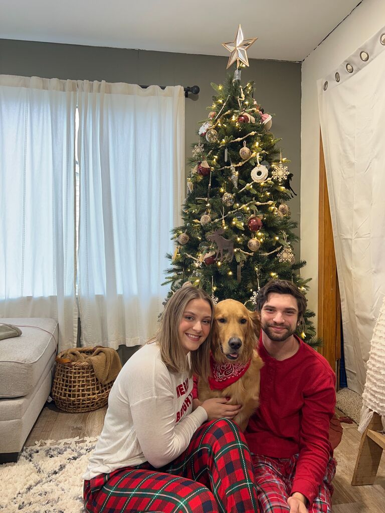 Last Christmas in our first home!