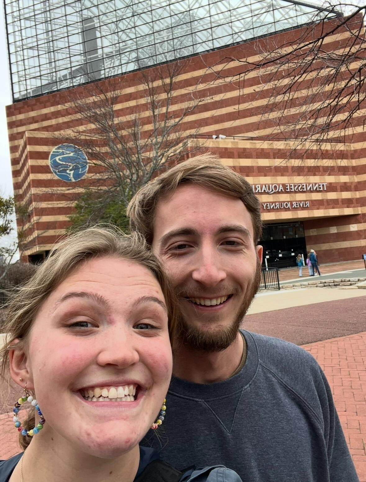 Our trip to the Tennessee Aquarium! It was on this trip that I thought to myself, "yep, I wanna marry her."