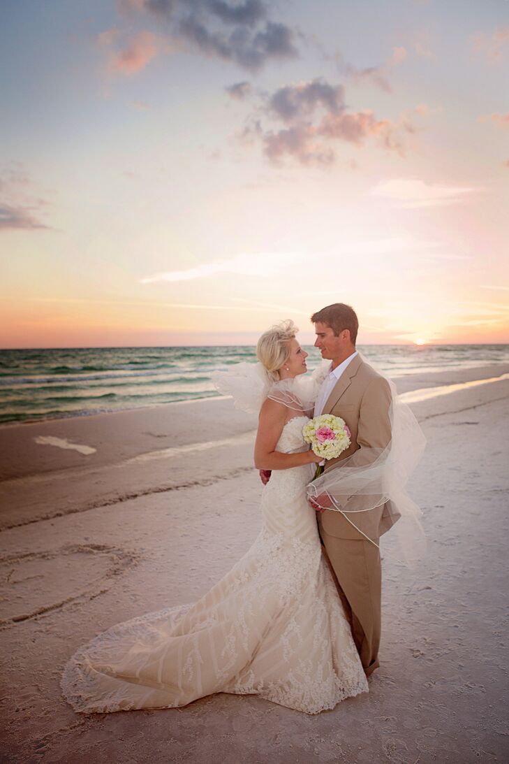 Romantic Destin Florida Beach Couple Shot