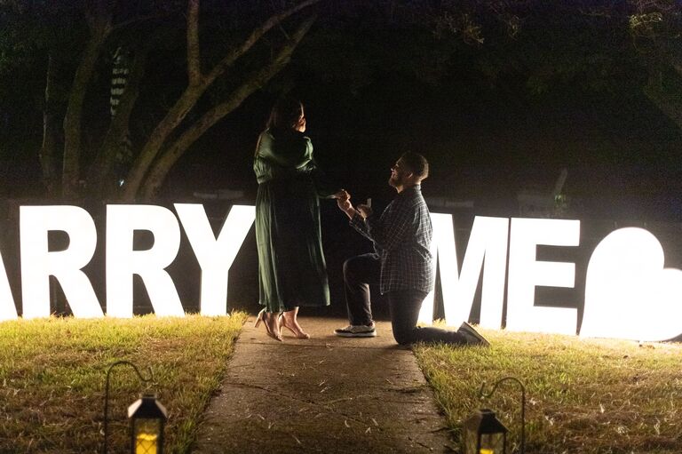 Fast forward 4 years full of becoming best friends with each other, airports, Southwest, and FaceTime... Angelo surprised Sarah on their 4 year anniversary by asking her to spend the rest of their lives together and of course, she said Yes!!!