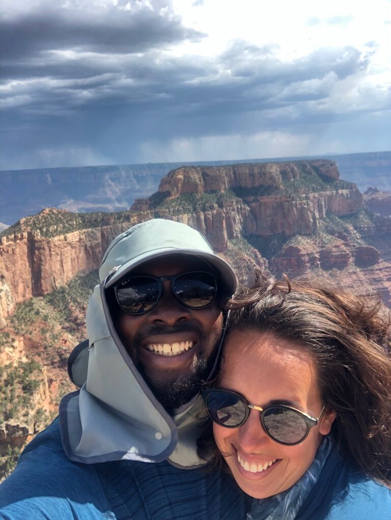 We both decided to go to grad school. Hannah joined the PA program at Harding University and Ayo enrolled at UTD get his masters in supply chain. this was the beginning of our long distance phase in our relationship. Before that though we drove down west for a week and got to see the grand Canyon