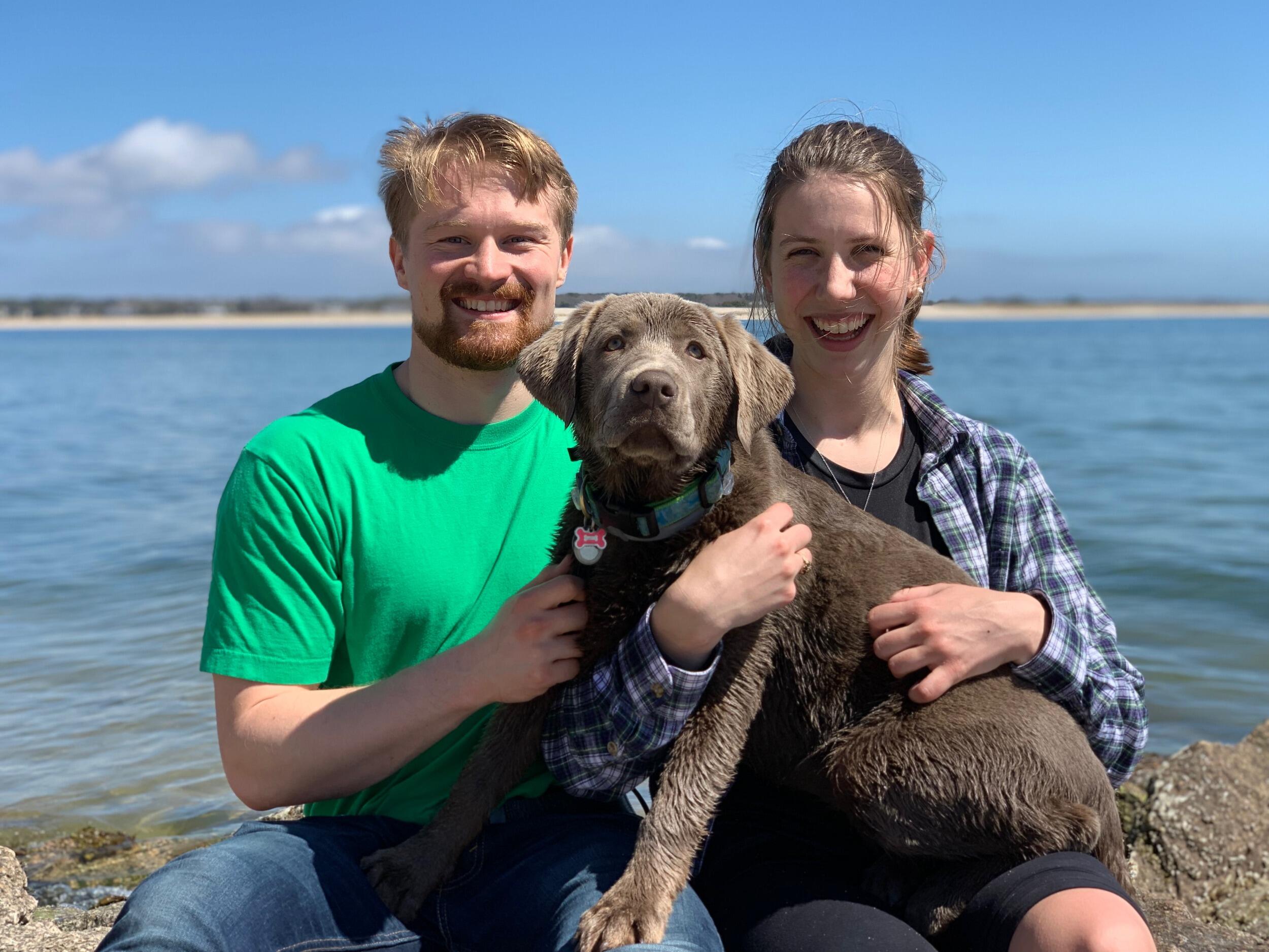 Crosby became an integral part in their relationship, learning a lot about each other when they had to reprimand an over-tired puppy or be patient on walks to new places. Mostly though, they got to enjoy having a dog again for the first time in a few years together... even if it's just for a short while. 