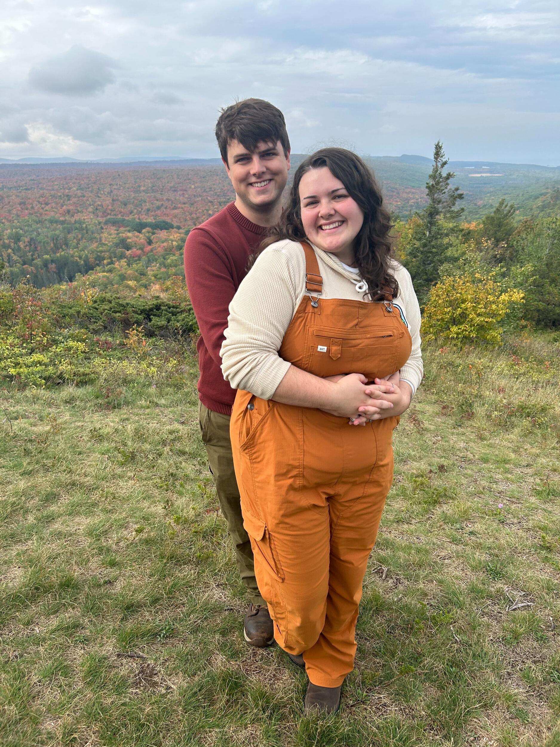 Later that year, Alexander surprised me with the most thoughtful proposal in one of our favorite places, Copper Harbor, MI. Of course, I said YES!