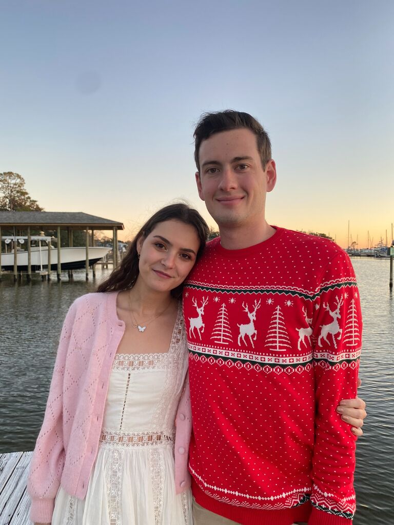 Sophie's first christmas in Florida with the Thompsons