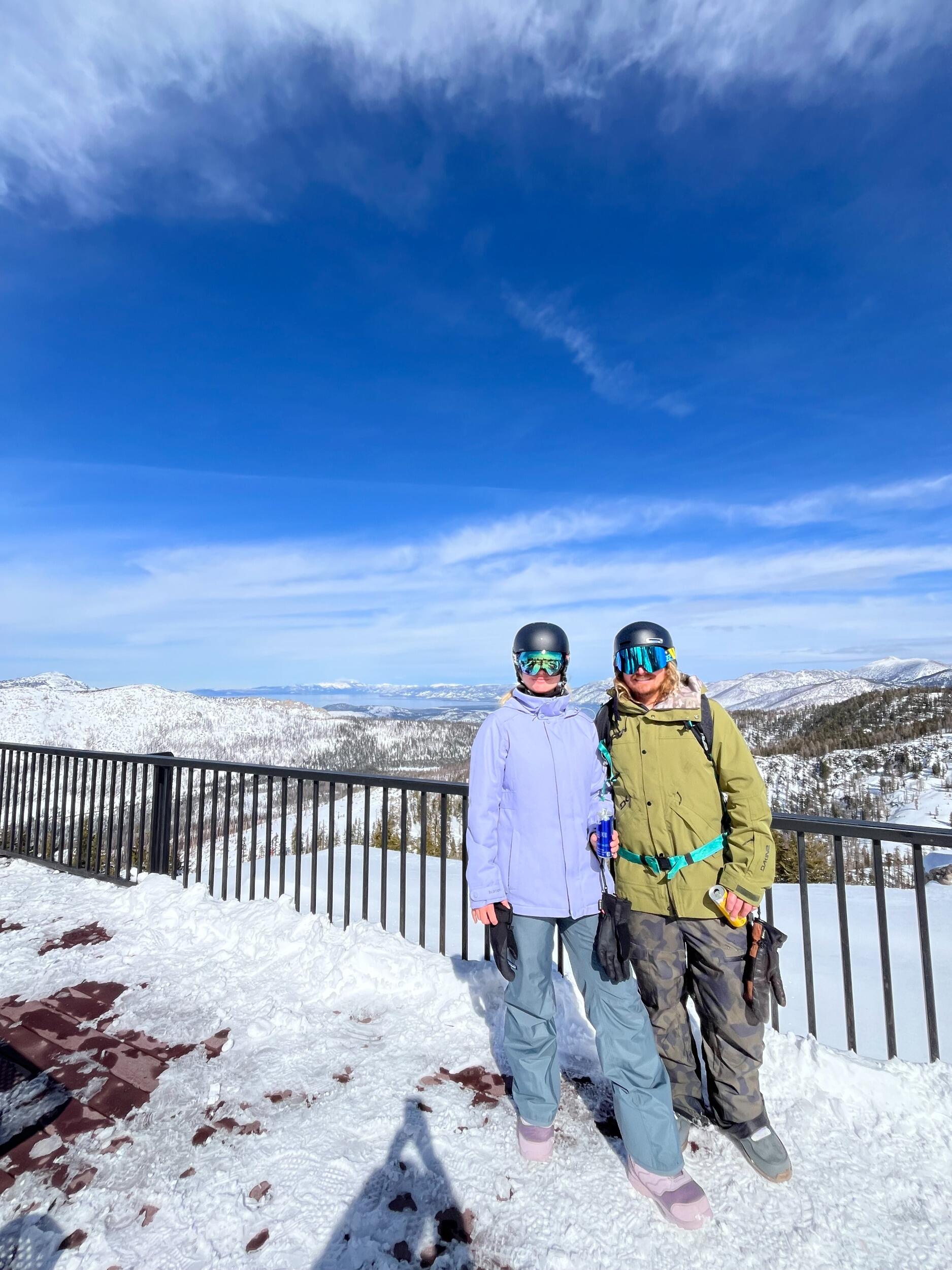 Living our best lives as an engaged couple and continuing to travel and go on adventures together. 