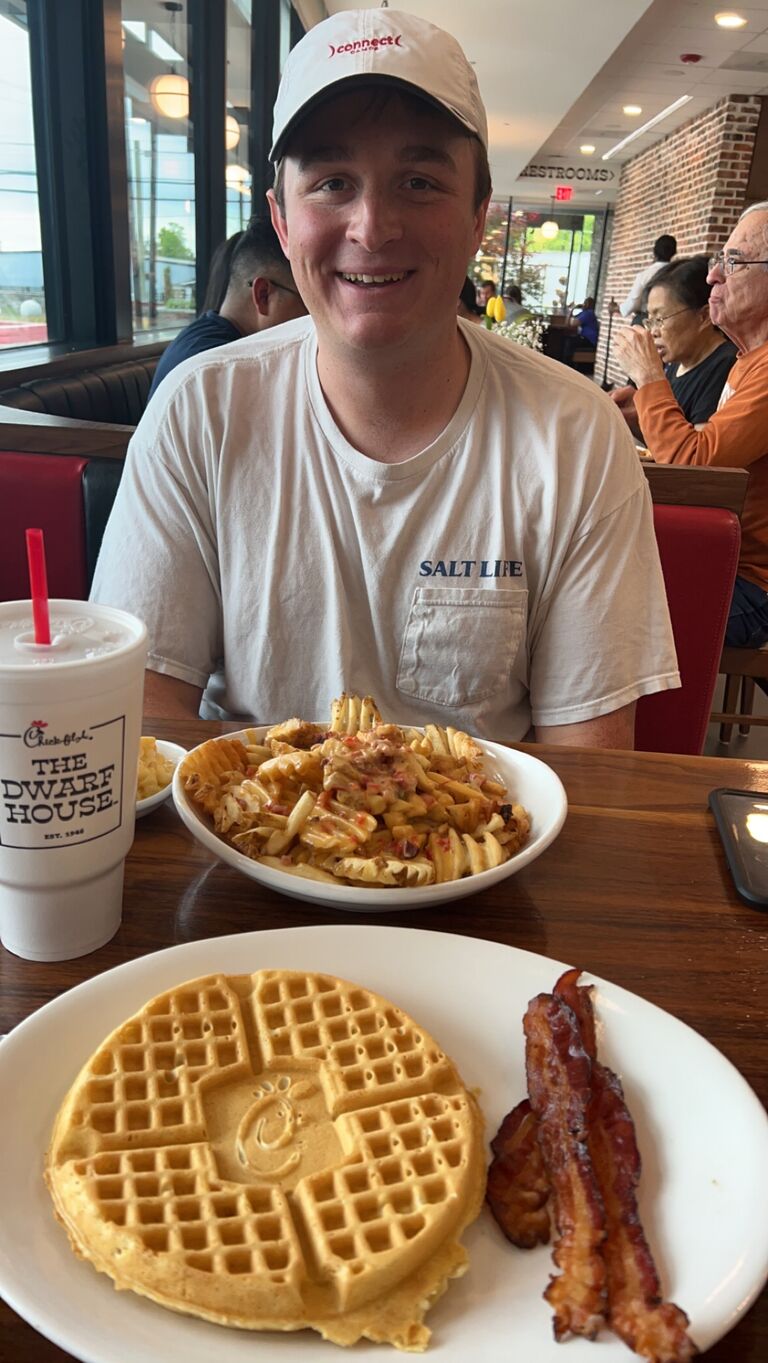 At the end of the week, it was time to say goodbye for the summer. Caleb spent the summer working with Connect Camps and I spent the summer interning at a church in my hometown. We went back to the Dwarf House for an early lunch before saying goodbye. 