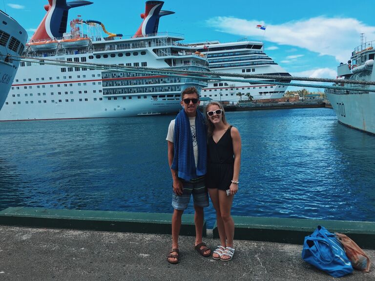 Senior Trip.  

Weslee and James sailed through the Bahamas and Turks and Caicos to celebrate their high school graduation!
