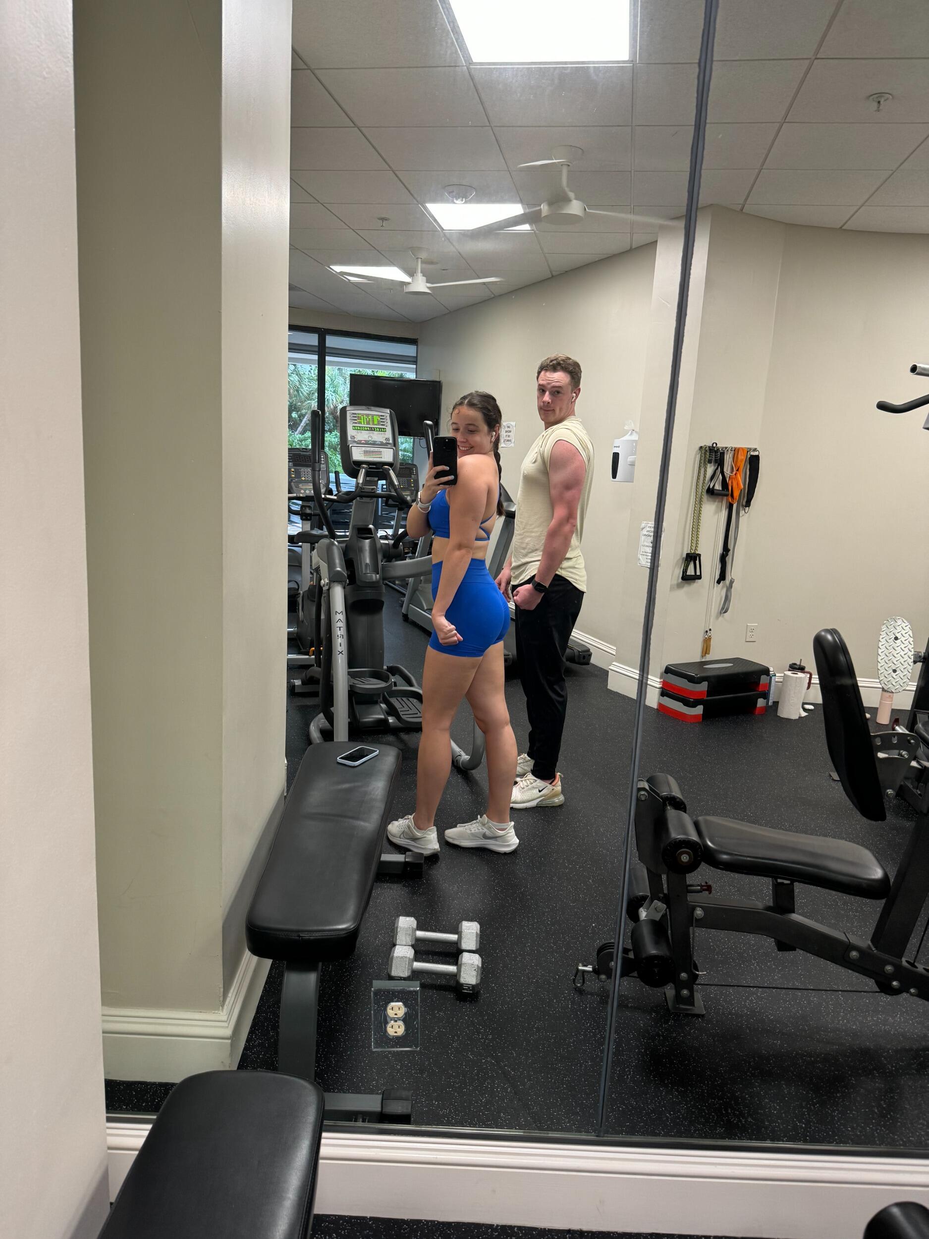 (Back in Florida) and on a fitness journey to better ourselves! 