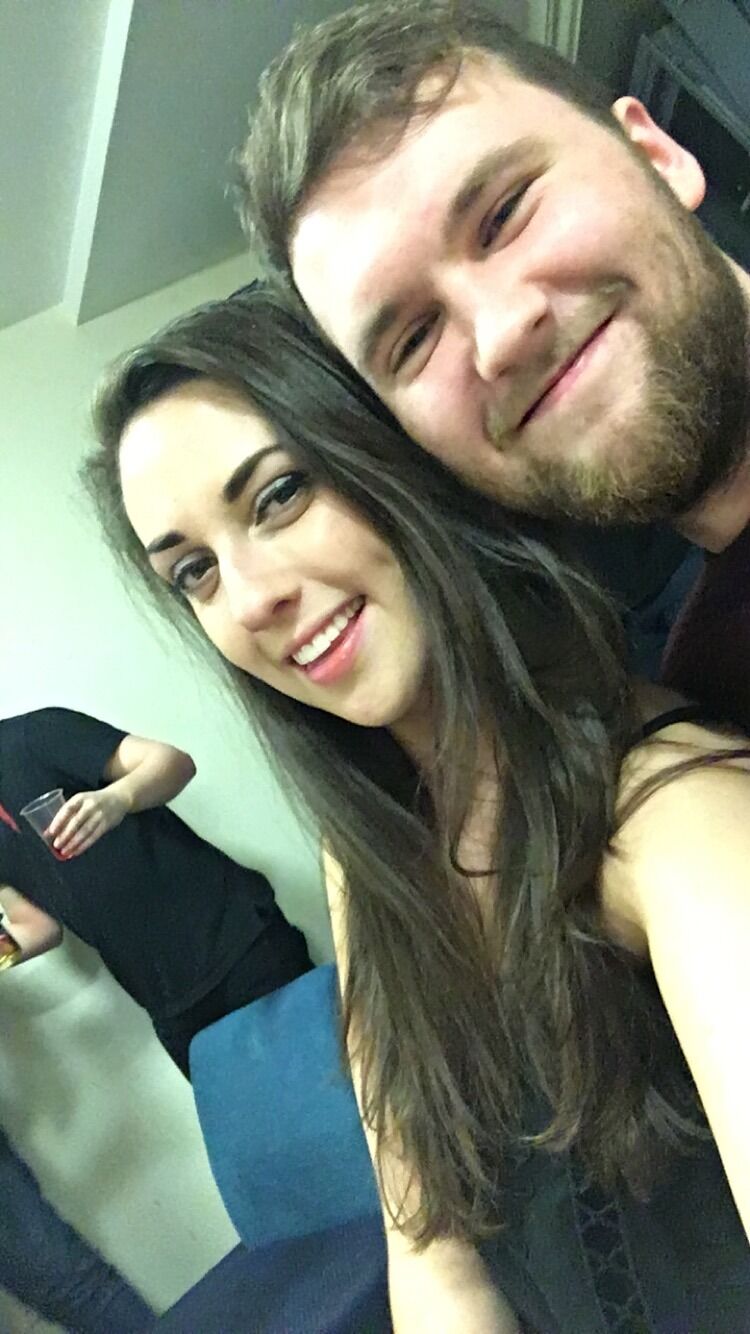 Our first photo together! 