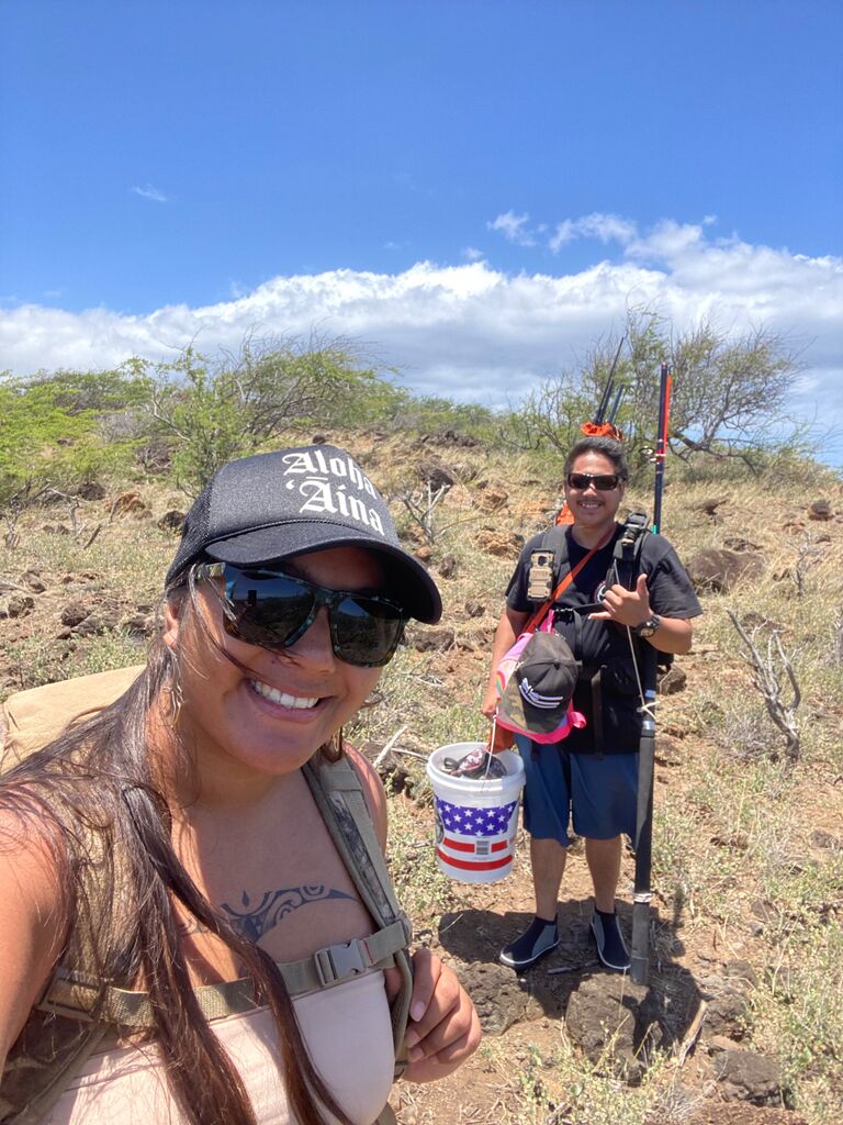 First time hiking past Kaʻena to get to a beautiful spot.