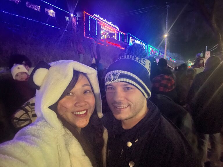 First time at Holiday Train concert