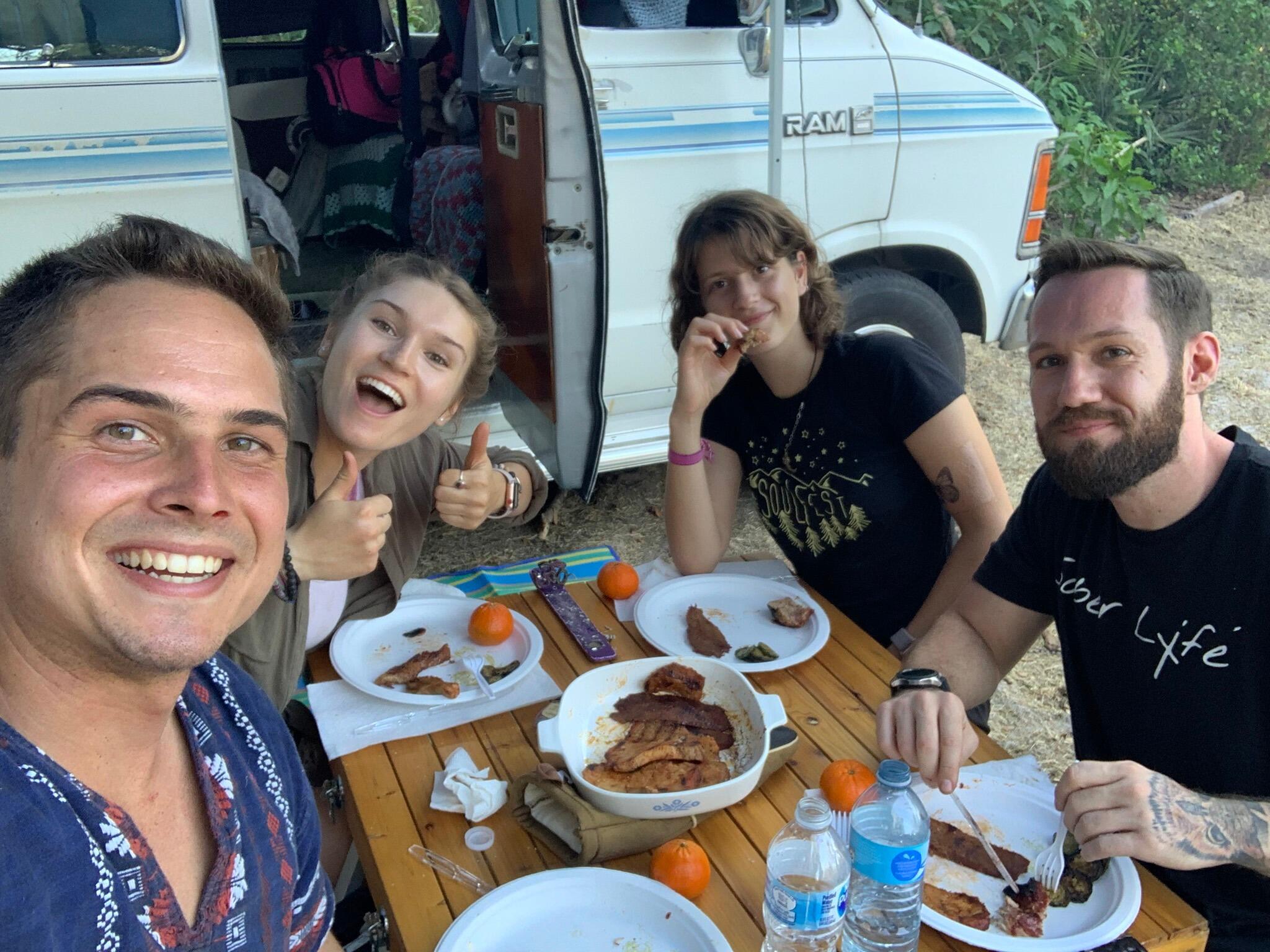 "Fine, I will give him a chance and see how we adventure together... Let's borrow my moms van and go on a double "date"  - Hannah