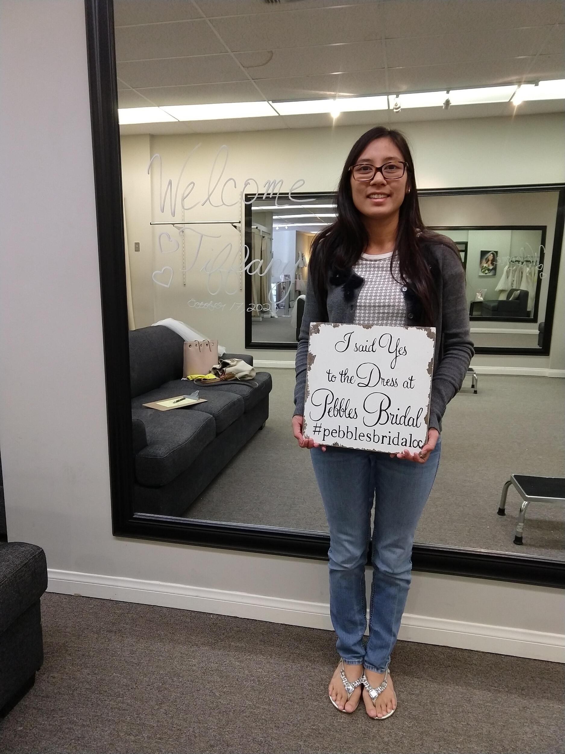 Said yes to the dress