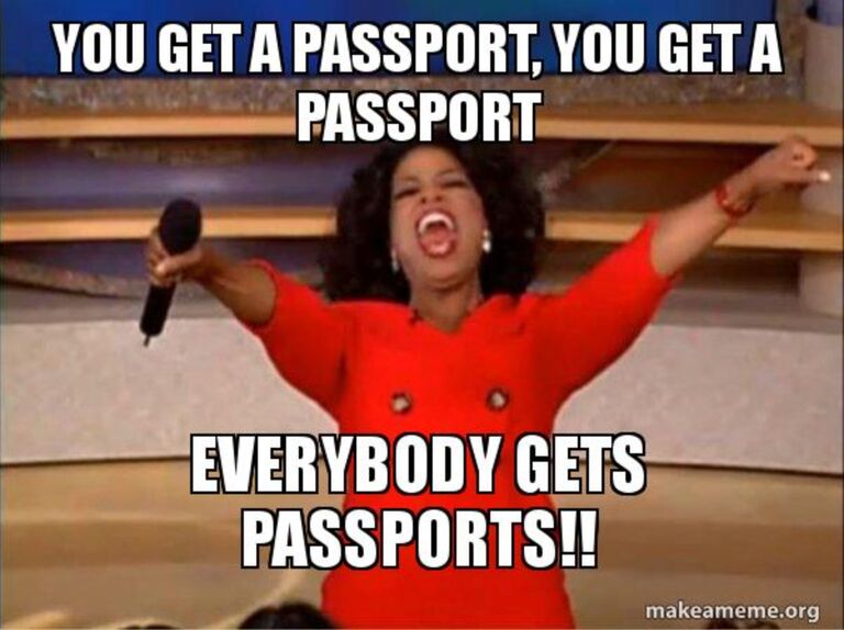 Be sure you have a passport that doesn't expire before December 31st, 2025.