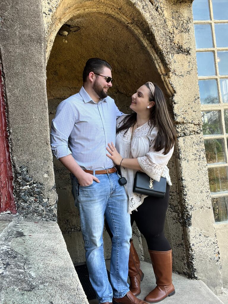 Rosanna and Steve say "YES" to their venue and wedding planning begins!