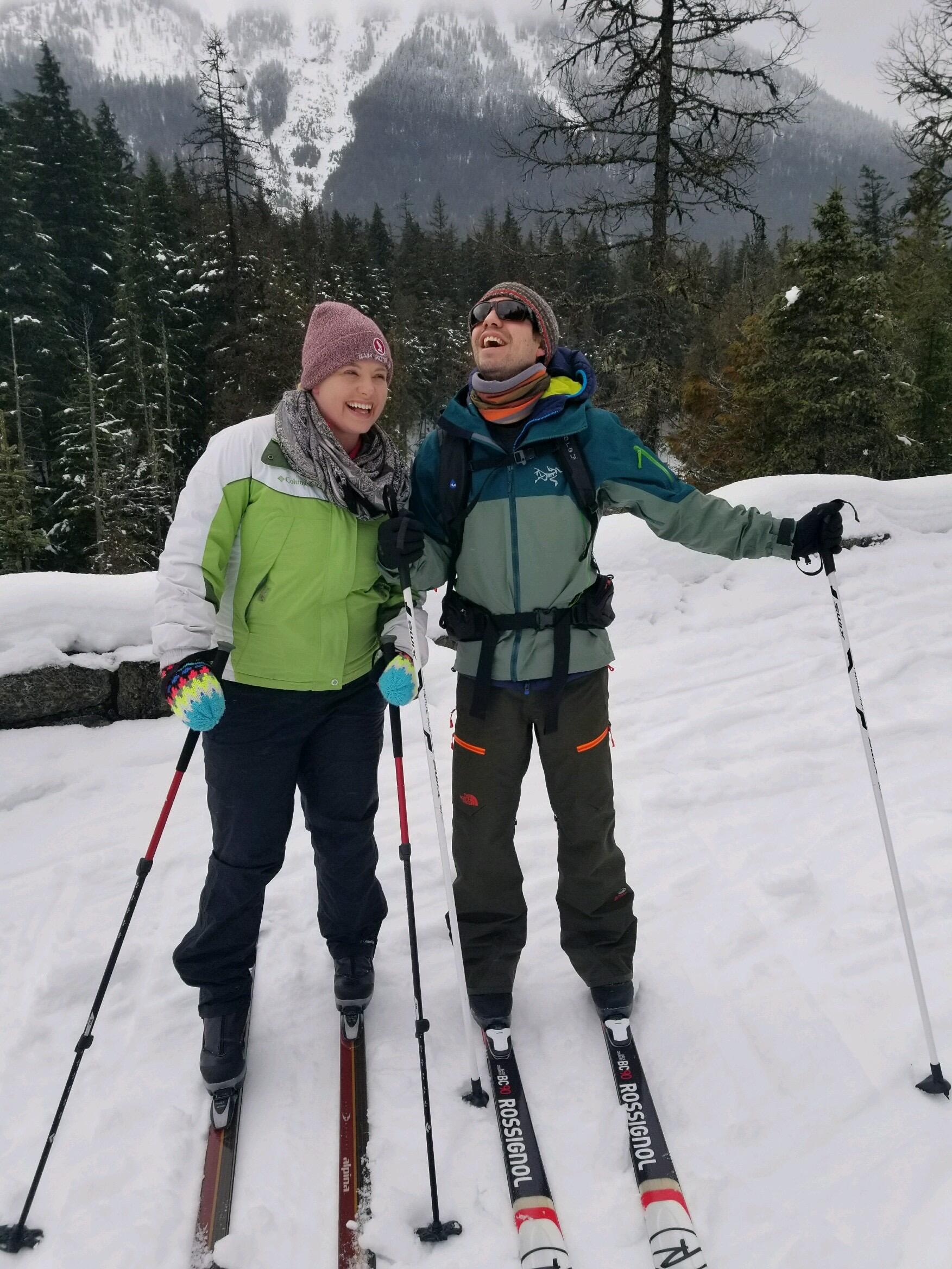 Cross Country Skiing in Glacier