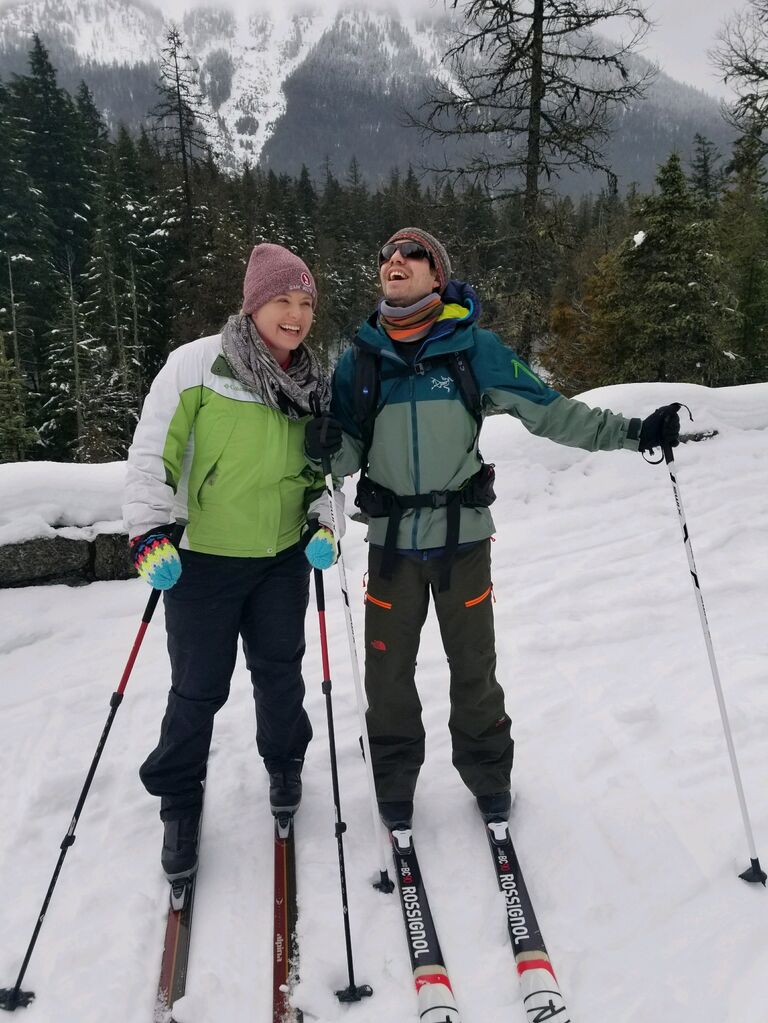 Cross Country Skiing in Glacier