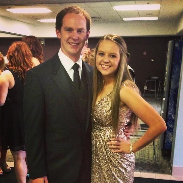 By this time, Garrett had also joined Greek life and was a member of Pi Kappa Alpha. This meant double the functions and formals!