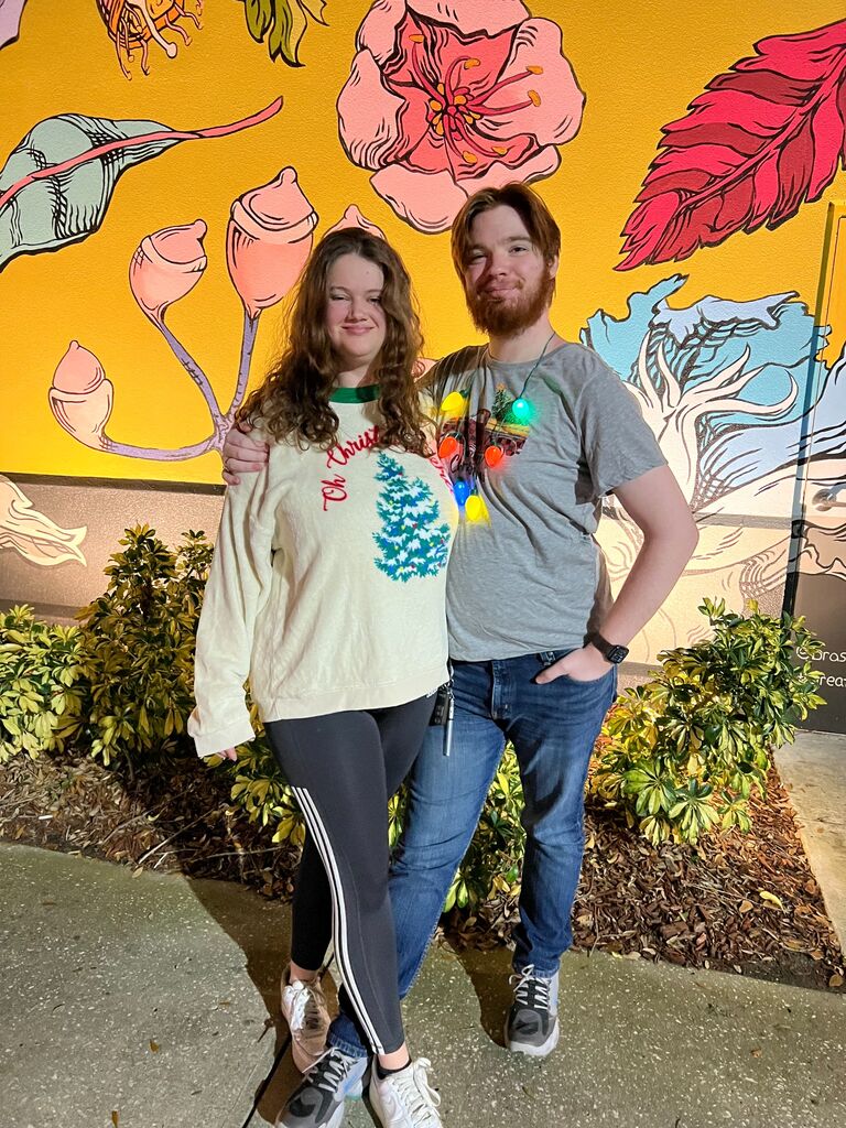 Merry Christmas + Some art (the mural is pretty cute too ig)