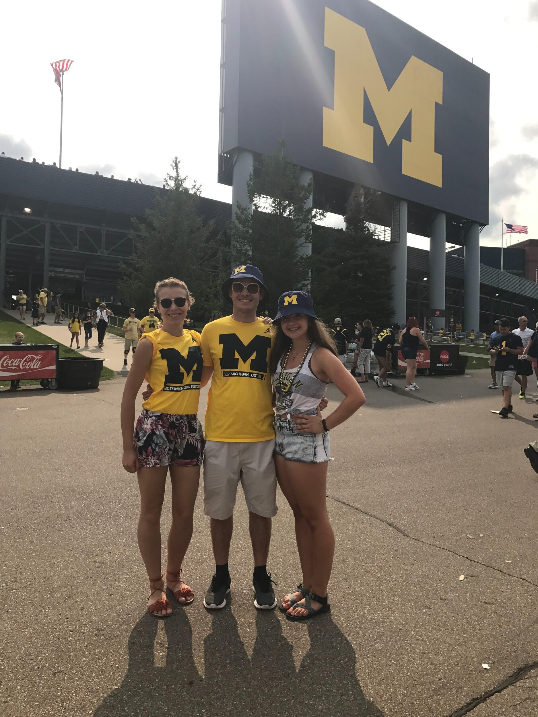 Abbey and Nick met at the University of Michigan.