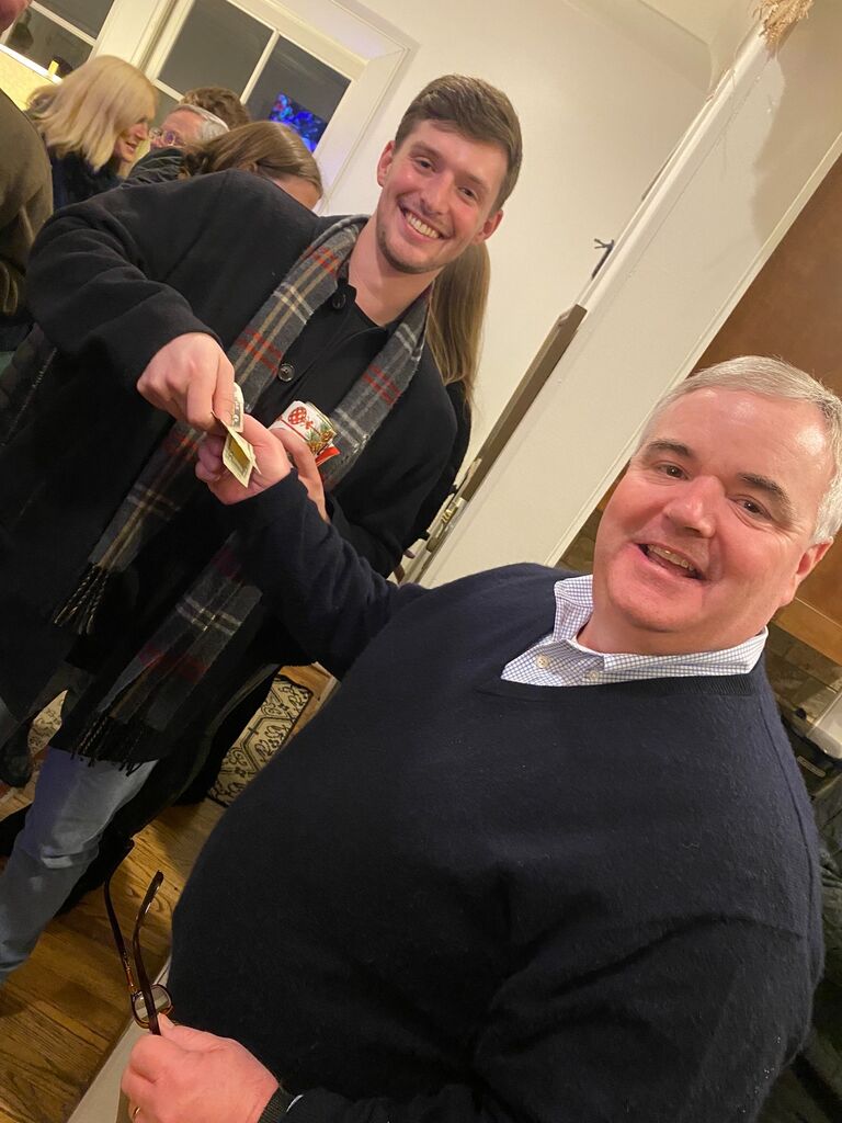 Tanner wins his first bet against Mr. Franklin