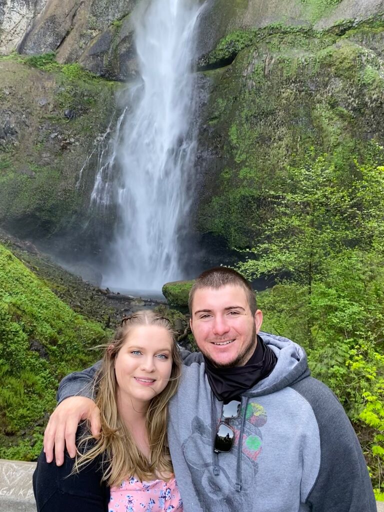 Went to Portland, Oregon and visited Multnomah falls